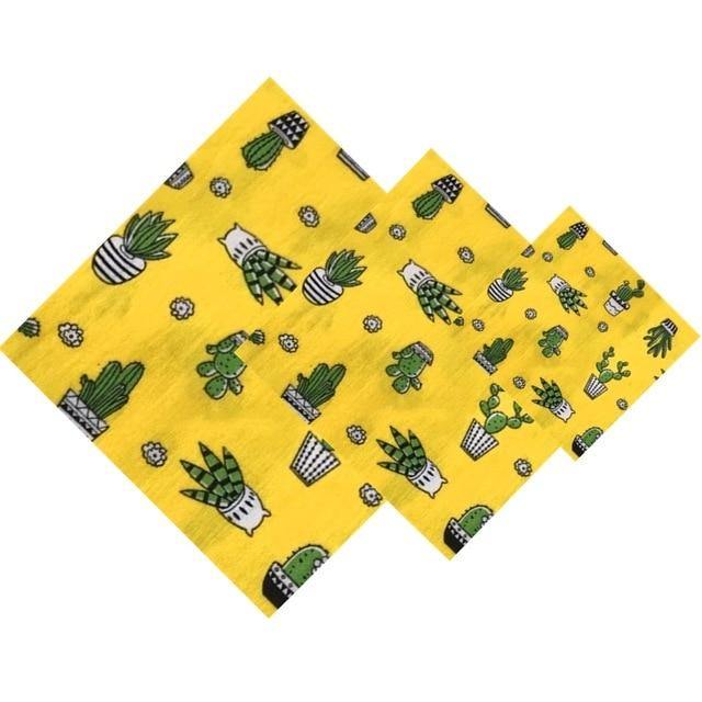 Sustainable, Reusable Beeswax Food Wraps - Cling Film Alternative - Pack of 3 - Premium Kitchen - Just €13.95! Shop now at San Rocco Italia