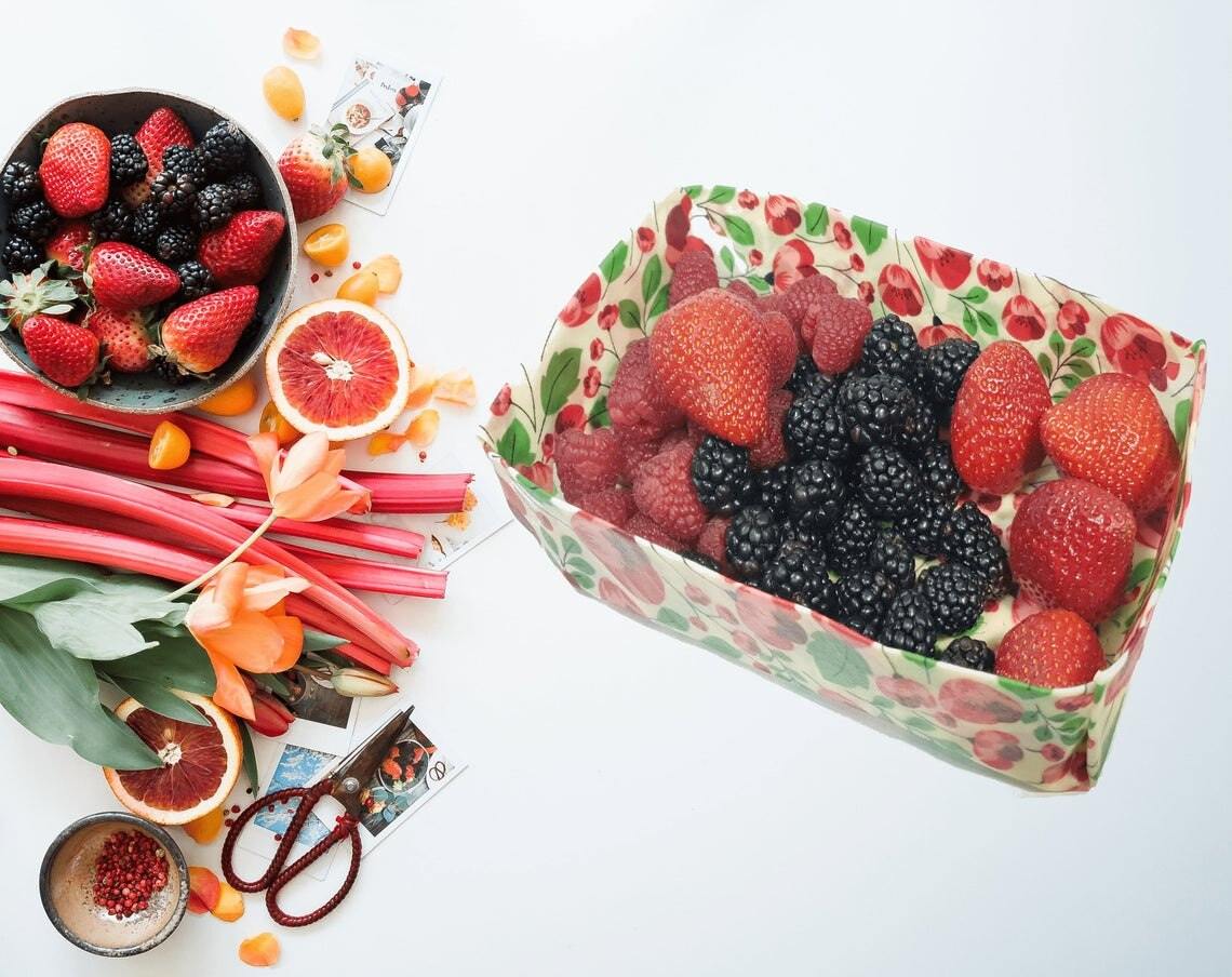 Sustainable, Reusable Beeswax Food Wraps - Cling Film Alternative - Pack of 3 - Premium Kitchen - Just €13.95! Shop now at San Rocco Italia