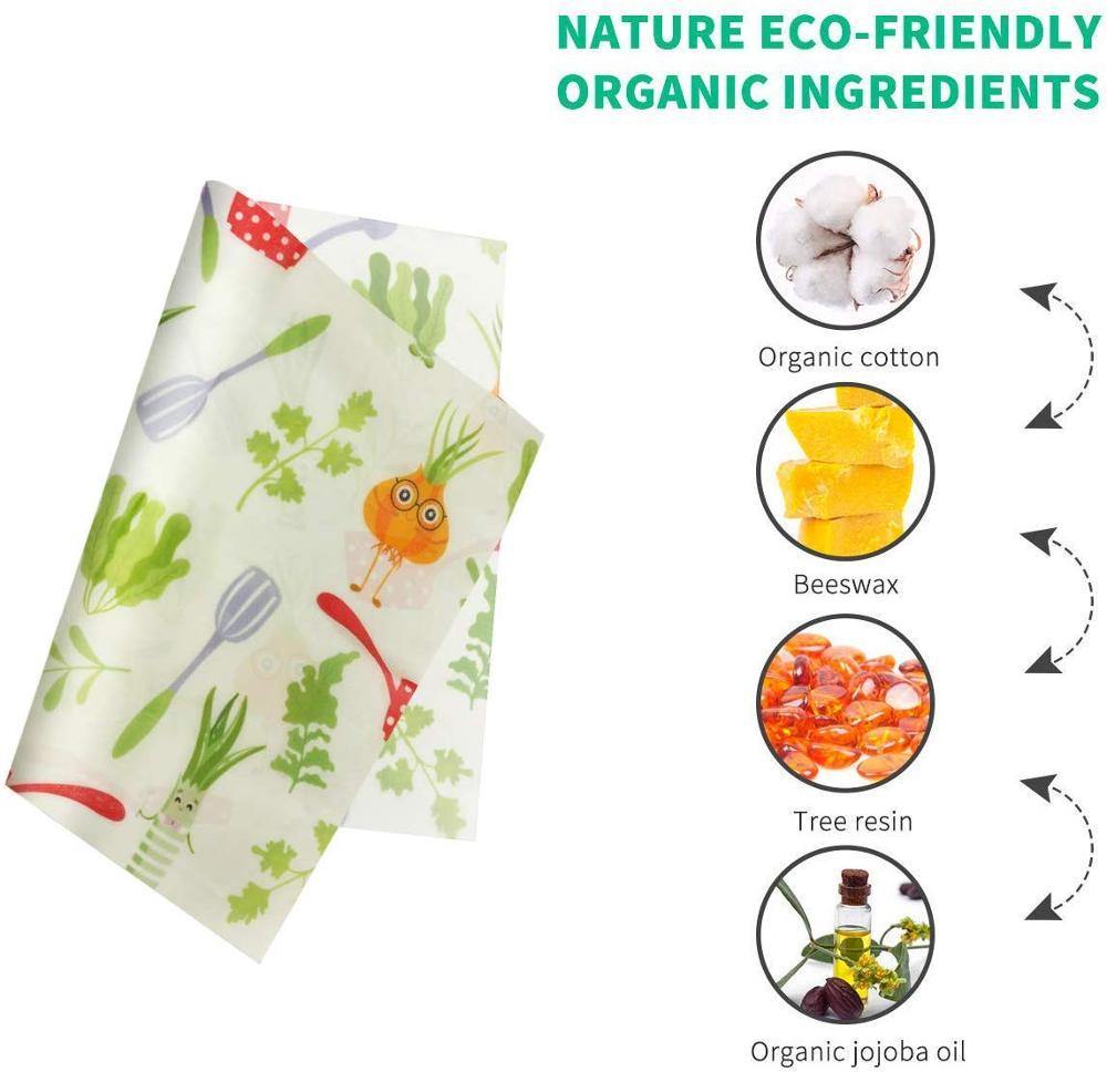 Sustainable, Reusable Beeswax Food Wraps - Cling Film Alternative - Pack of 3 - Premium Kitchen - Just €13.95! Shop now at San Rocco Italia