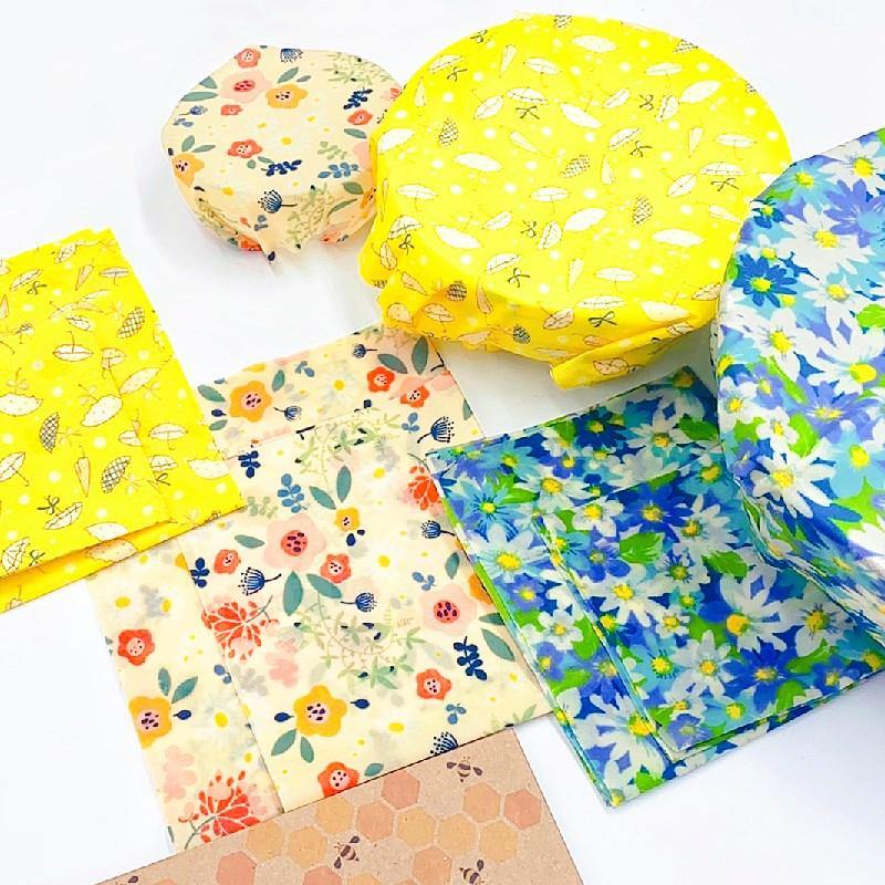 Sustainable, Reusable Beeswax Food Wraps - Cling Film Alternative - Pack of 3 - Premium Kitchen - Just €13.95! Shop now at San Rocco Italia