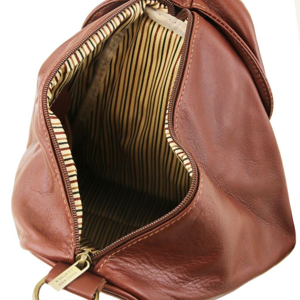 Delhi - Leather backpack | TL140962 - Premium Leather Backpacks - Just €107.36! Shop now at San Rocco Italia
