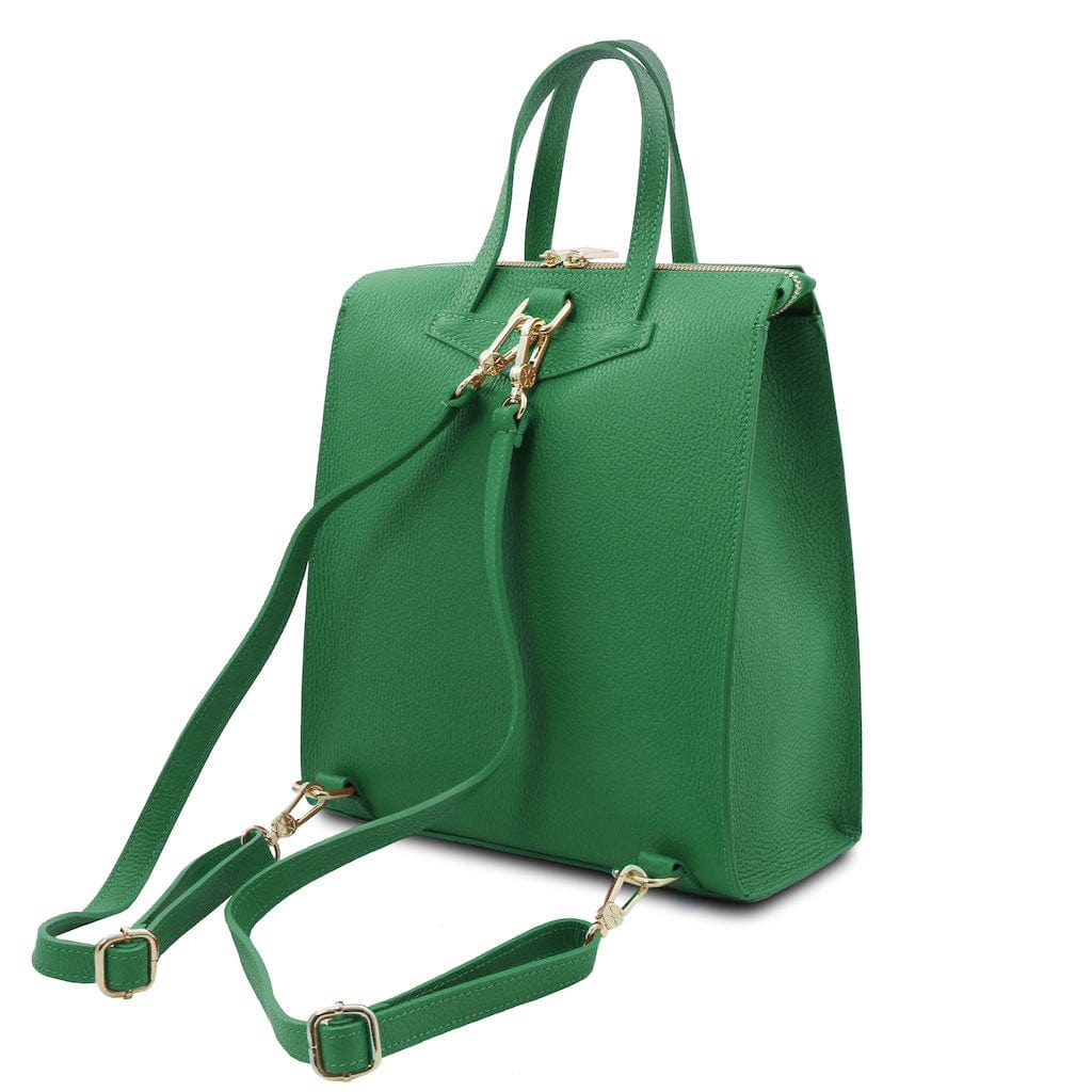 TL Bag - Damenrucksack aus italienischem Leder, wandelbar zur 2-in-1-Rucksack-/Schultertasche | TL142211 - Premium-Lederrucksäcke für Damen - Jetzt bei San Rocco Italia entdecken