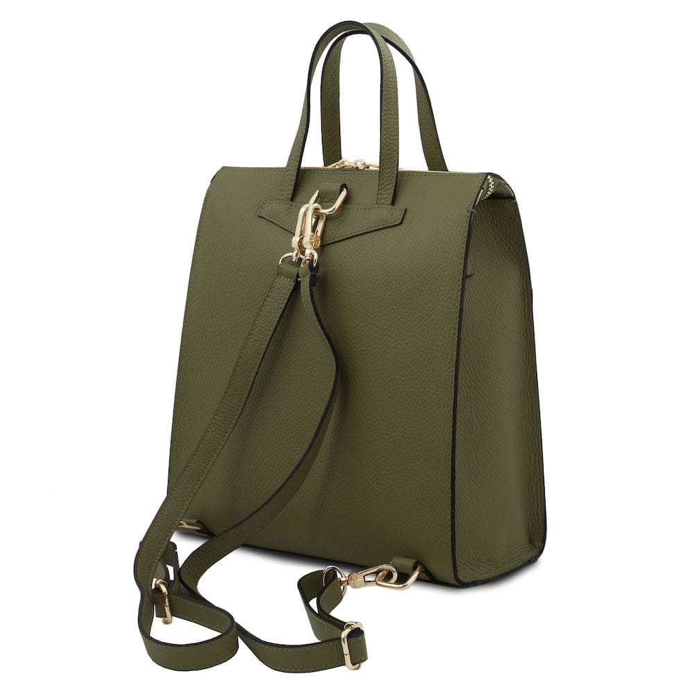 TL Bag - Damen-Lederrucksack - Verwandelbare 2-in-1-Rucksack-/Schultertasche | TL142211 - Premium-Damen-Lederrucksäcke - Jetzt bei San Rocco Italia entdecken