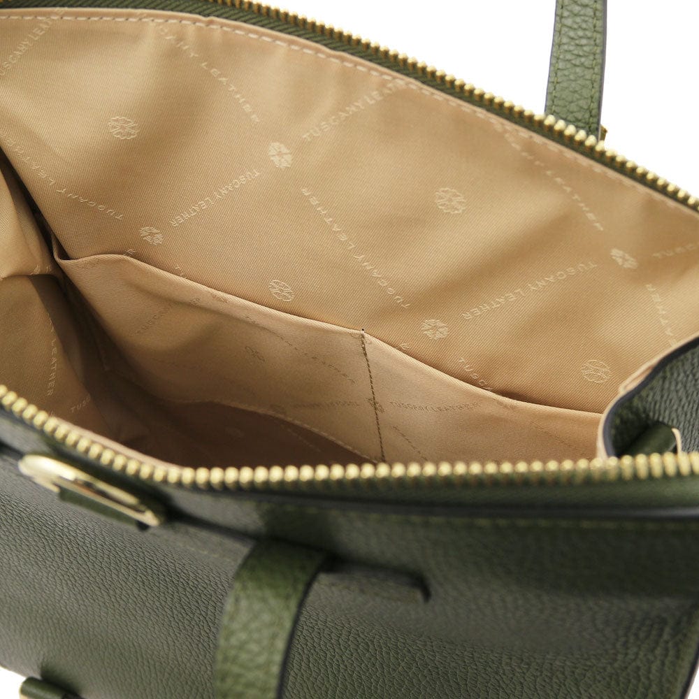 TL Bag - Damen-Lederrucksack - Verwandelbare 2-in-1-Rucksack-/Schultertasche | TL142211 - Premium-Damen-Lederrucksäcke - Jetzt bei San Rocco Italia entdecken