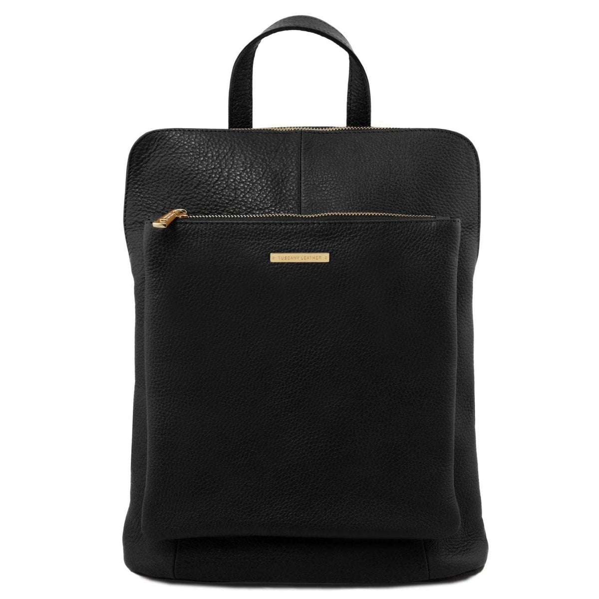 Sacs à dos femme en cuir Noir TL Bag - Sac à dos femme en cuir souple - Sac à dos/sac à l’épaule convertible 2-en-1 | TL141682 San Rocco Italia