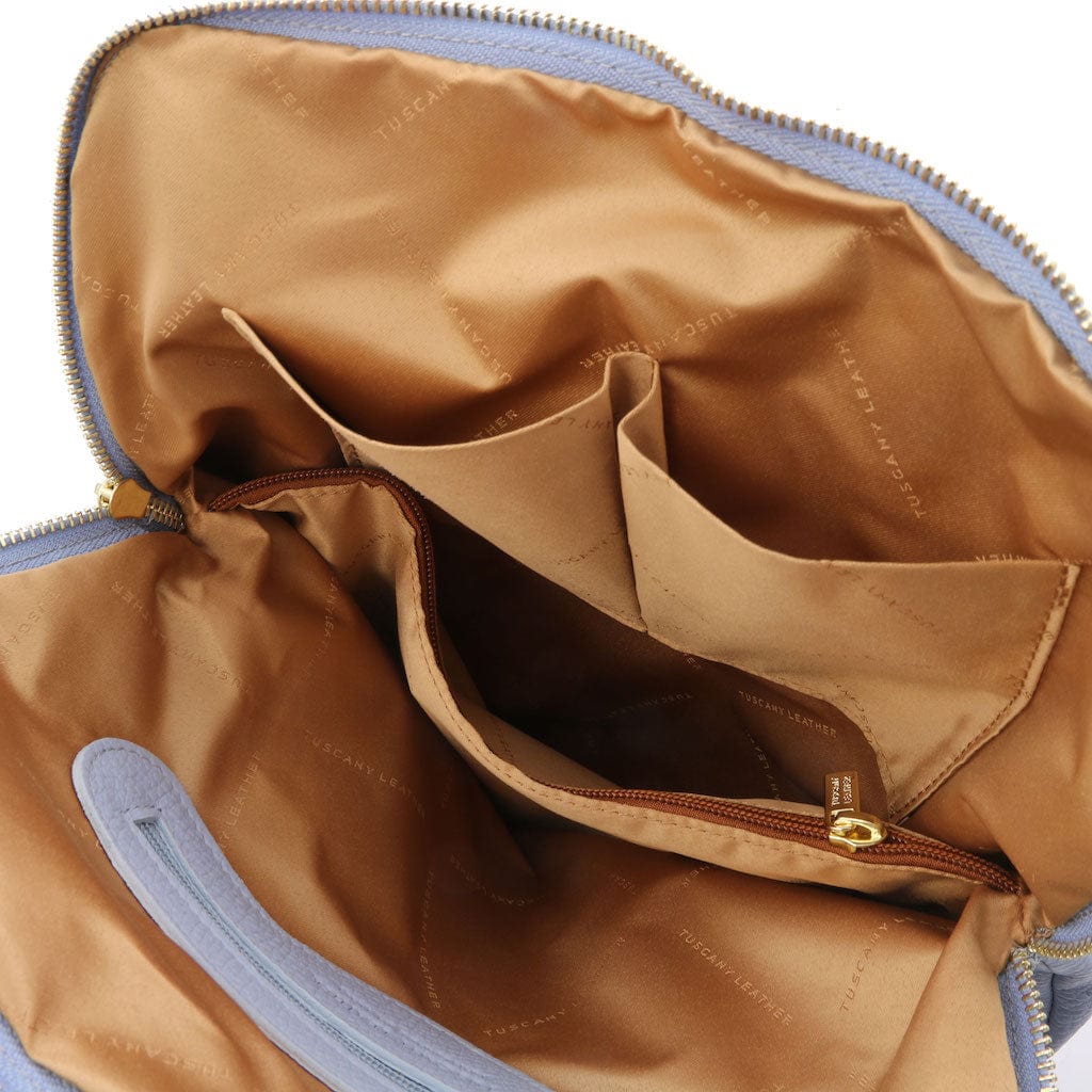 Sacs à dos femme en cuir TL Bag - Sac à dos femme en cuir souple convertible en sac à l’épaule 2-en-1 | TL141682 San Rocco Italia