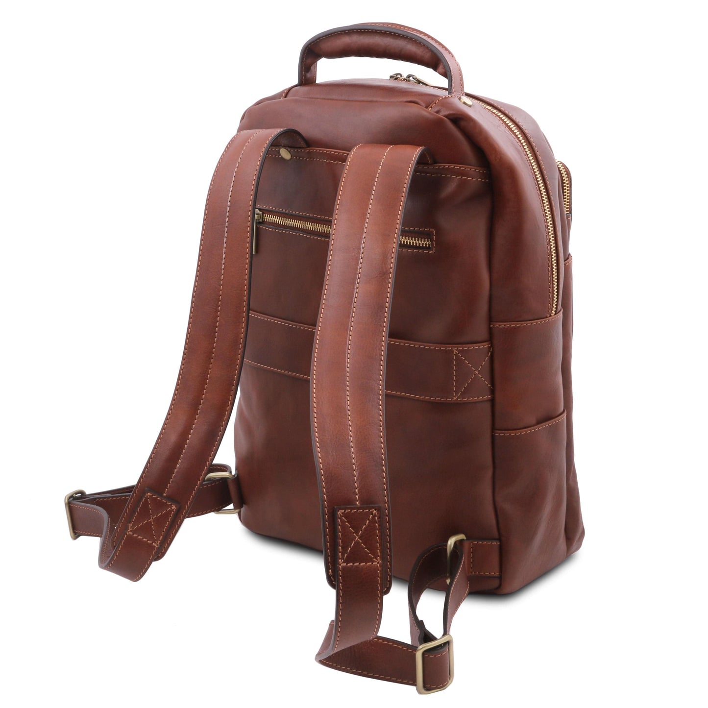 Leather Backpacks Melbourne - Italian leather laptop backpack | TL142205 San Rocco Italia