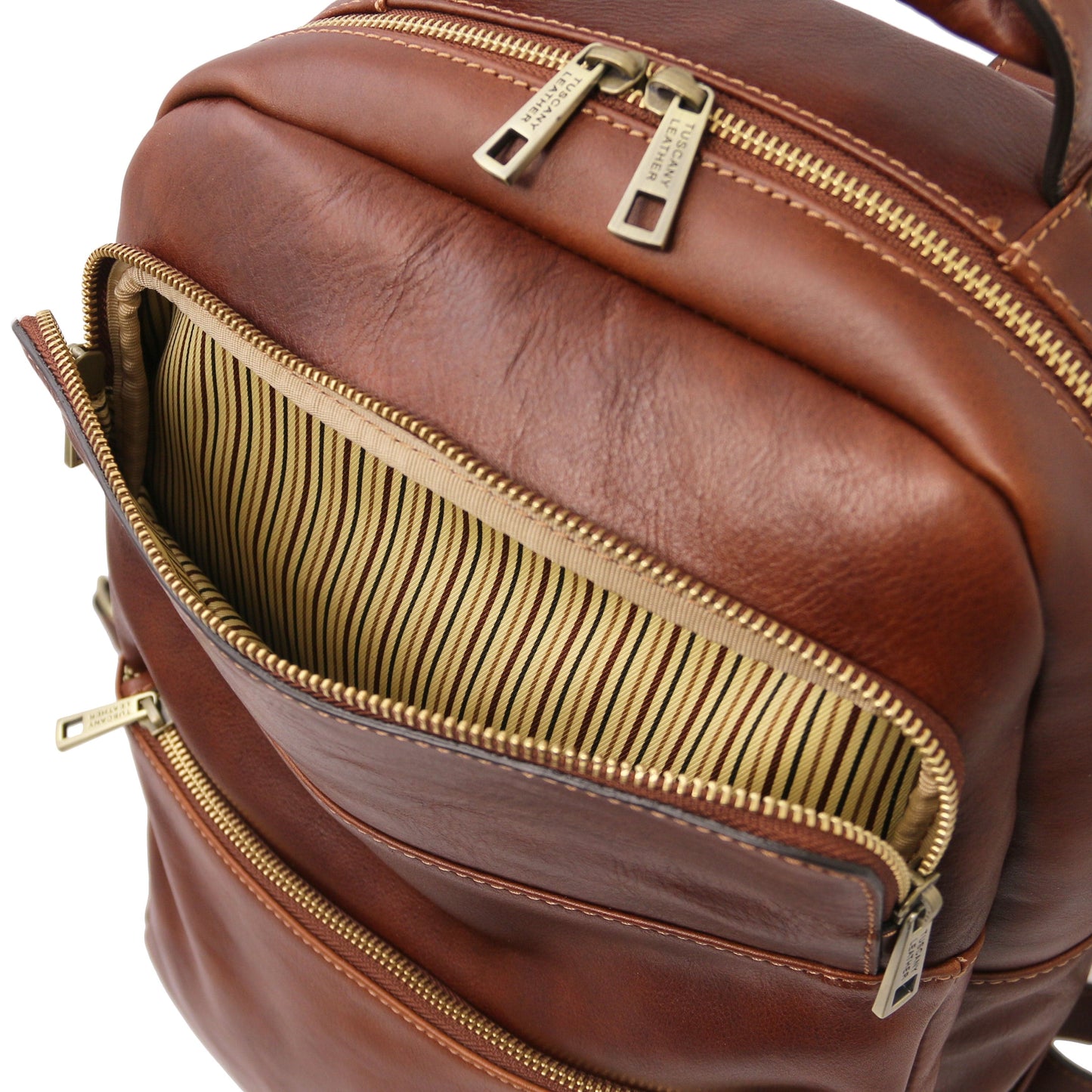 Leather Backpacks Melbourne - Italian leather laptop backpack | TL142205 San Rocco Italia