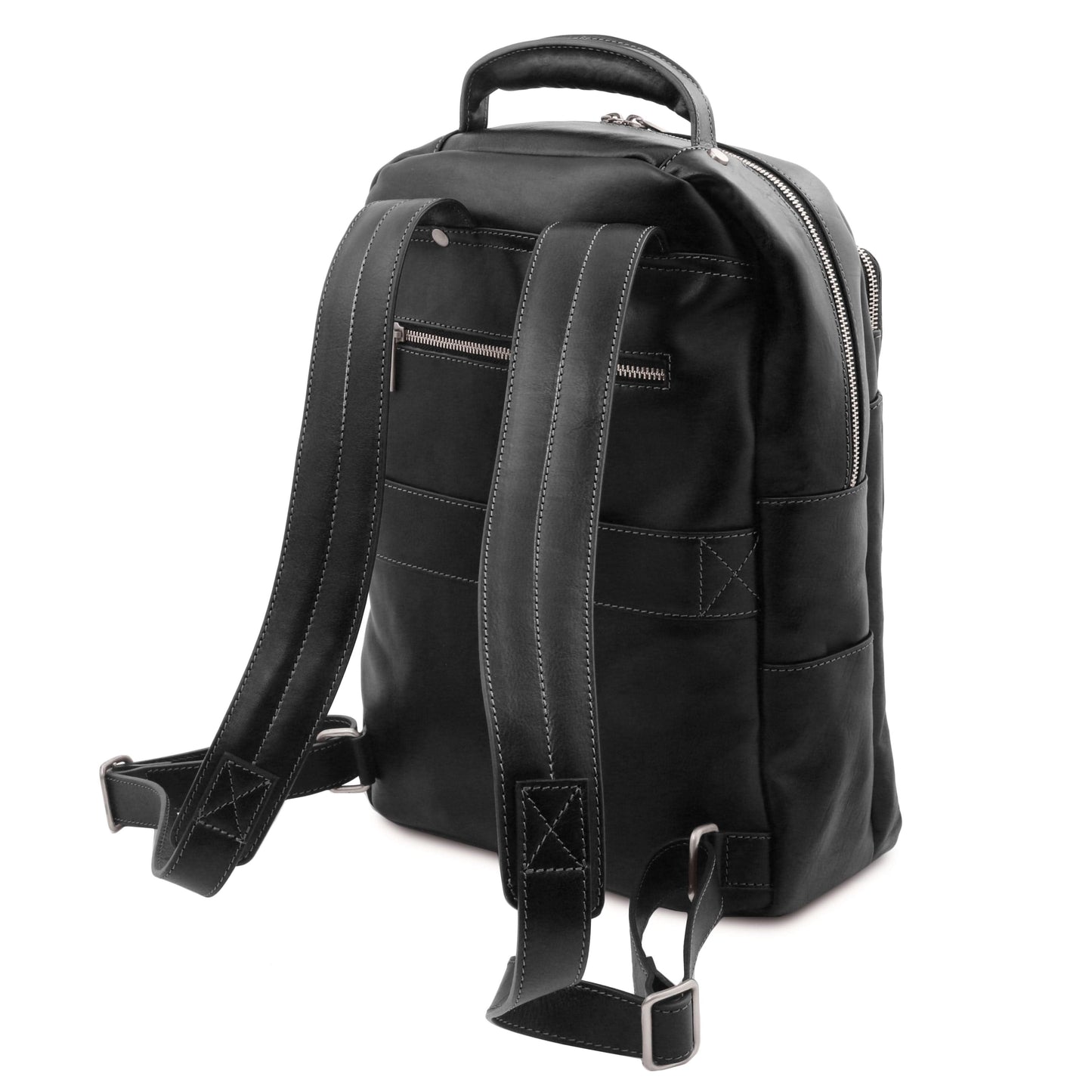 Leather Backpacks Melbourne - Italian leather laptop backpack | TL142205 San Rocco Italia