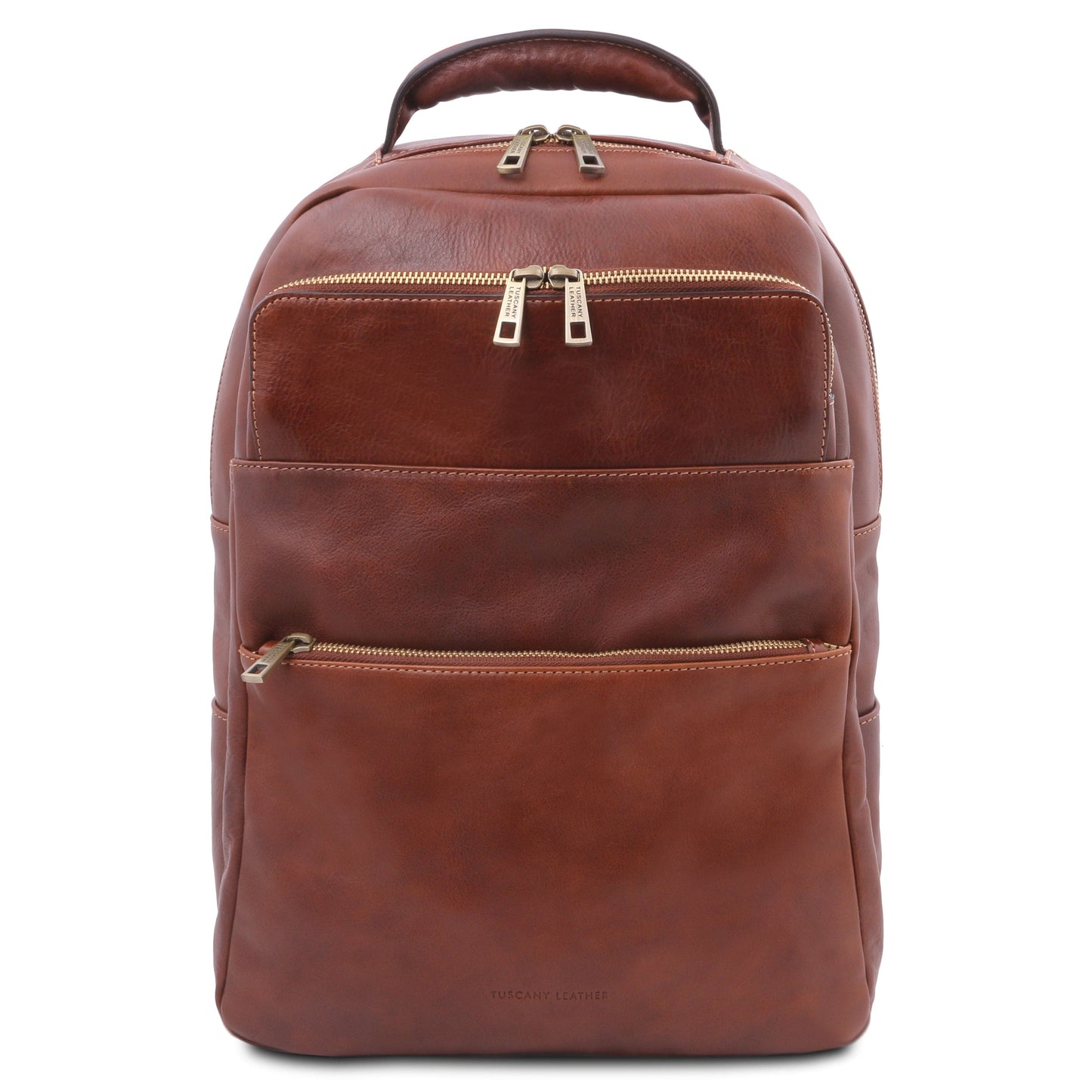 Leather Backpacks Brown Melbourne - Italian leather laptop backpack | TL142205 San Rocco Italia
