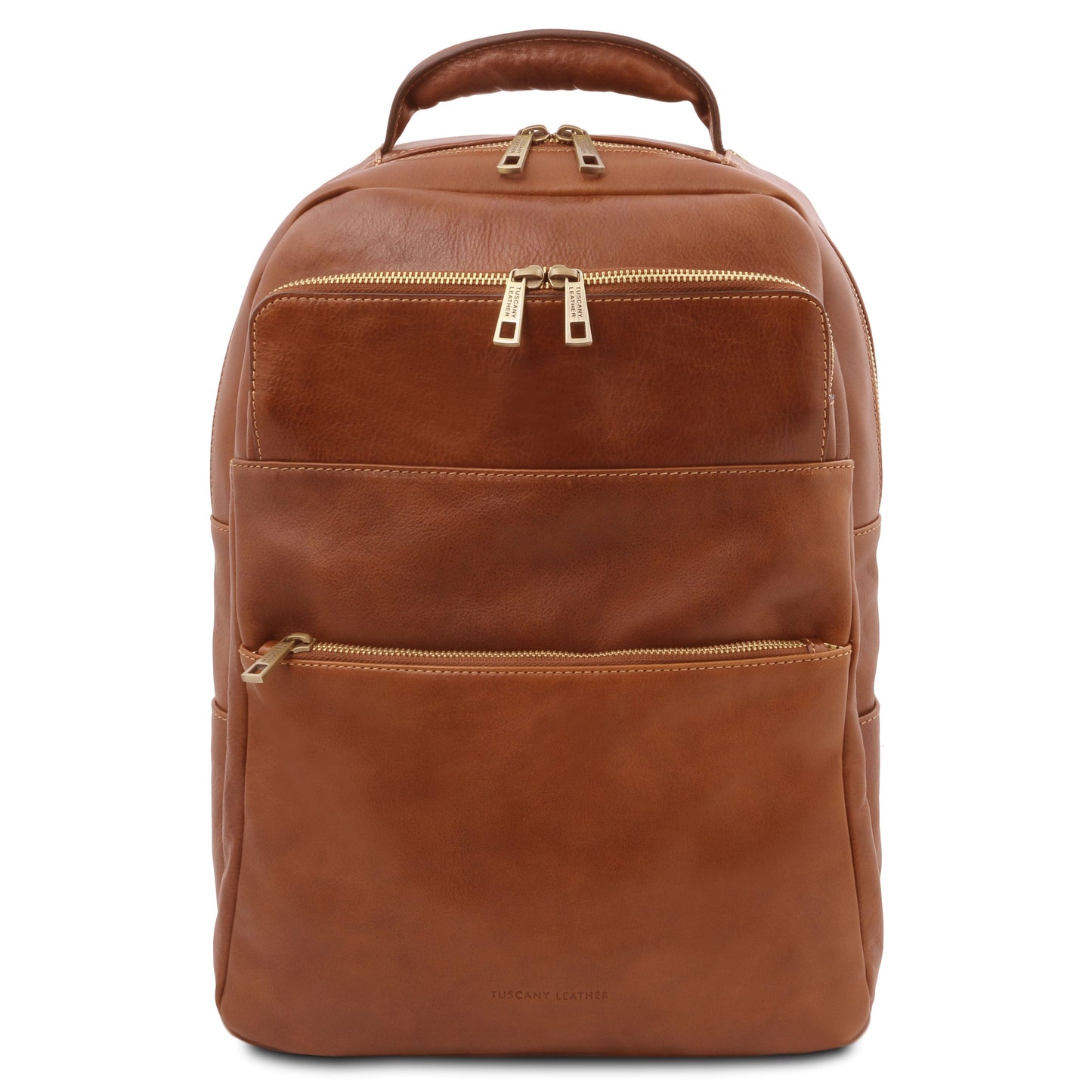 Leather Backpacks Natural Melbourne - Italian leather laptop backpack | TL142205 San Rocco Italia