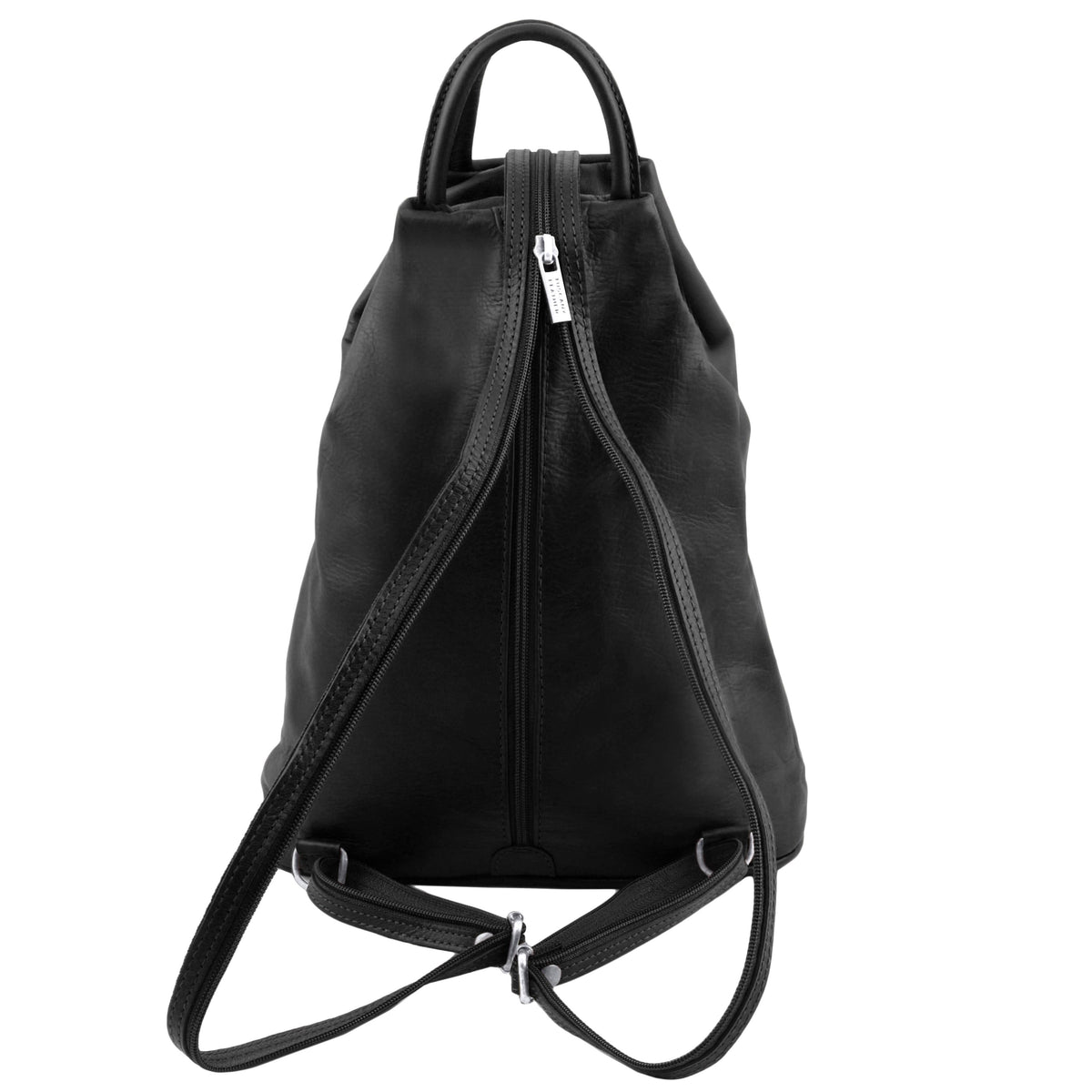 Leather Backpacks Shanghai - Italian leather backpack - full-grain leather | TL140963 San Rocco Italia
