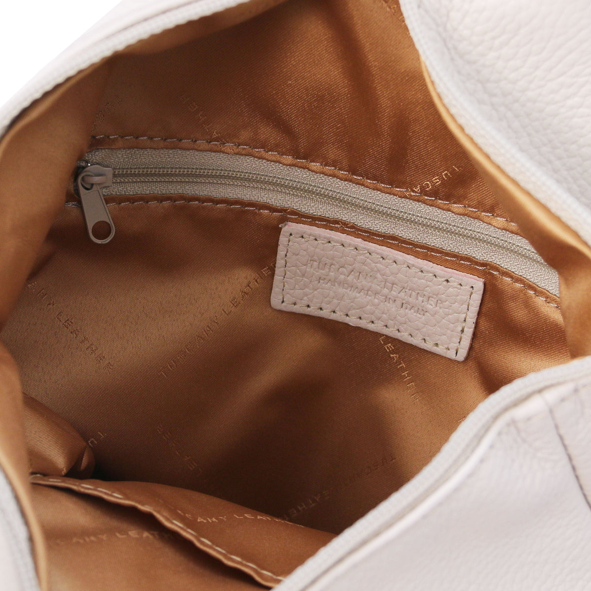 Leather Backpacks Shanghai - Italian leather backpack - pebbled leather | TL141881 San Rocco Italia