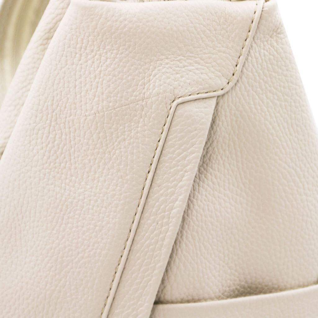 Leather Backpacks Shanghai - Italian leather backpack - pebbled leather | TL141881 San Rocco Italia