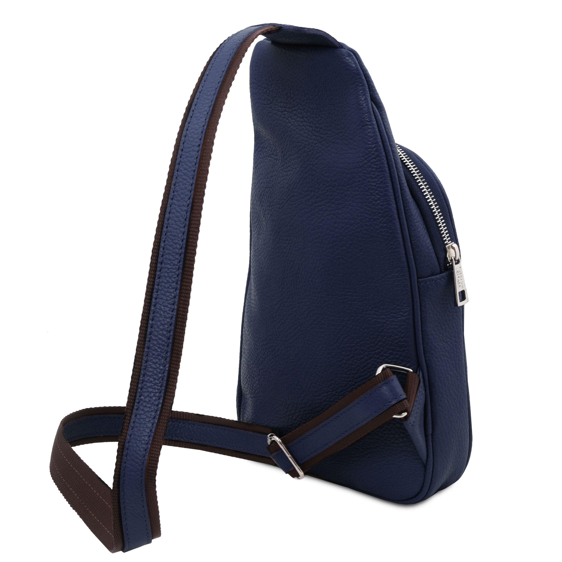 Leather bags for men Albert - Soft leather crossover bag | TL142022 sling bag San Rocco Italia