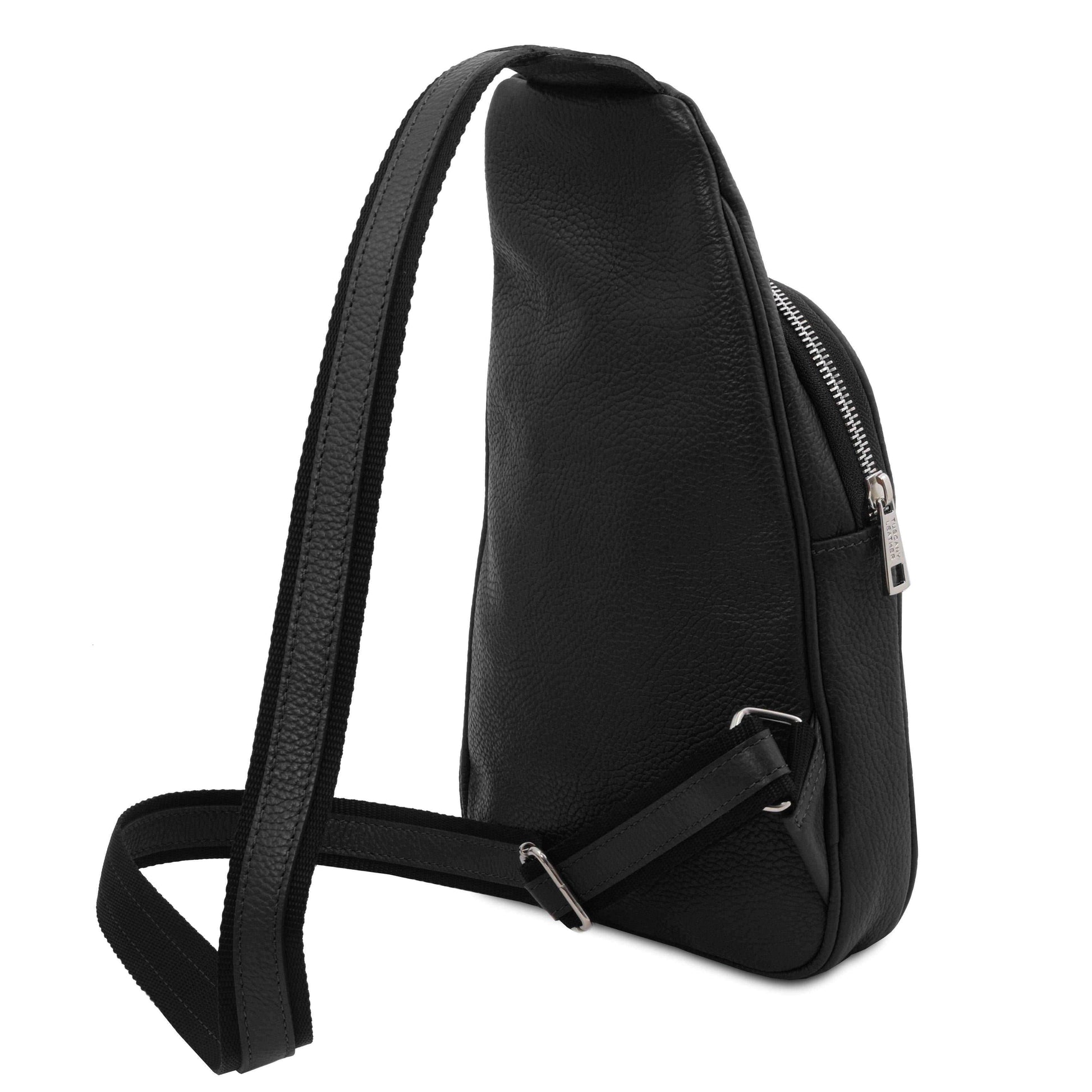 Leather bags for men Albert - Soft leather crossover bag | TL142022 sling bag San Rocco Italia