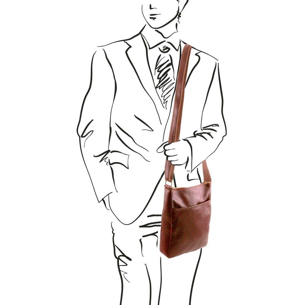 Ledertaschen für Herren Jason - Leder-Crossbody-Tasche | TL141300 San Rocco Italia