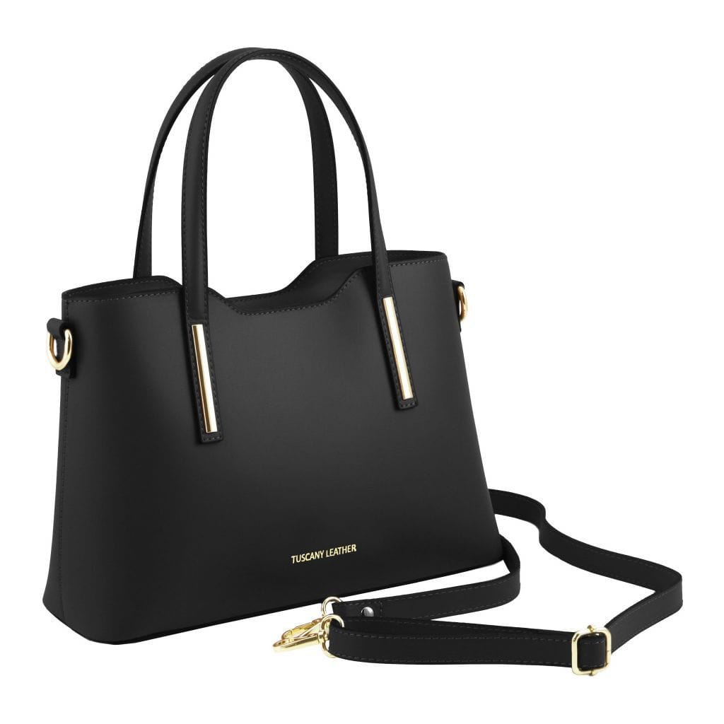 Leather handbags Olimpia - Italian leather tote - Small size | TL141521 San Rocco Italia