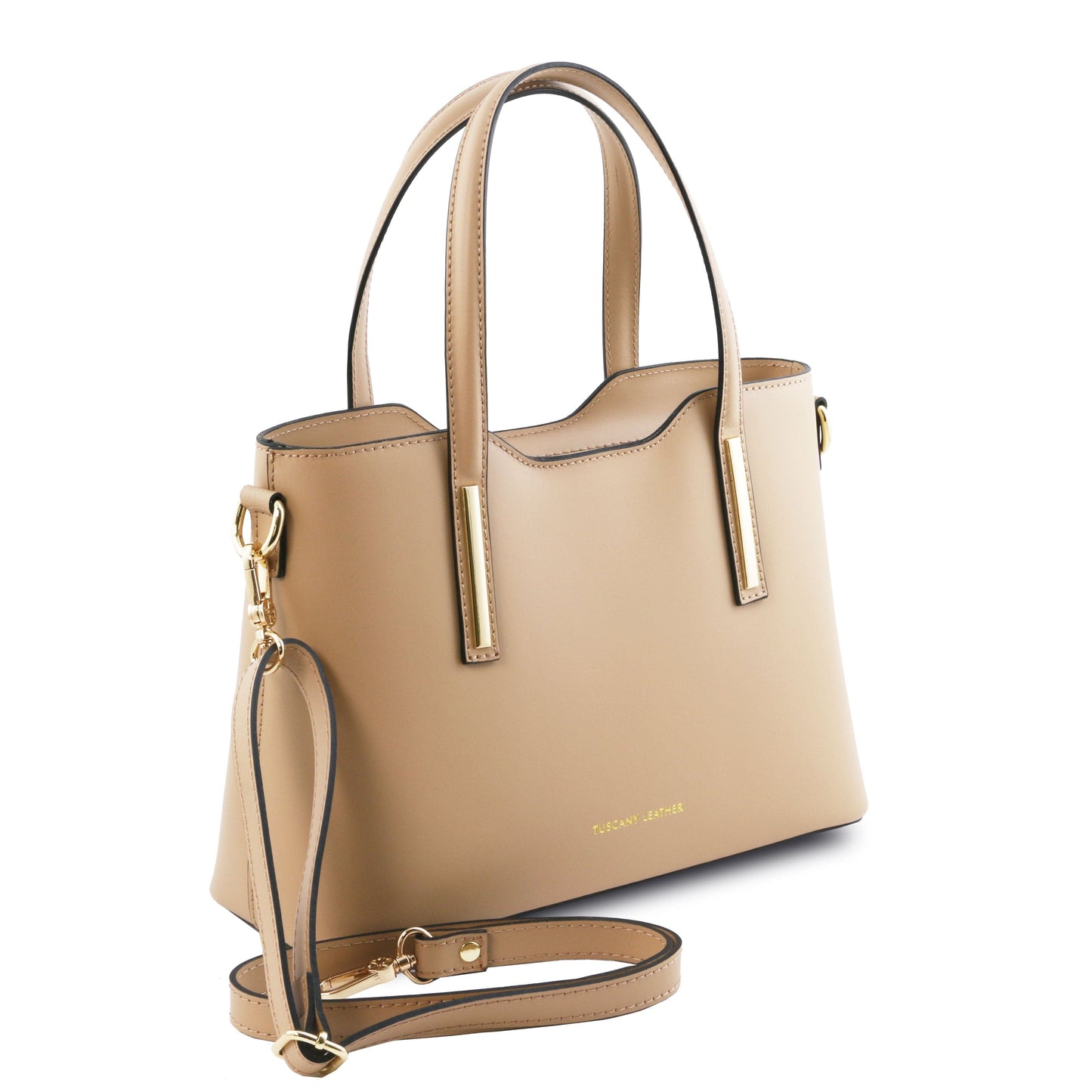 Leather handbags Olimpia - Italian leather tote - Small size | TL141521 San Rocco Italia