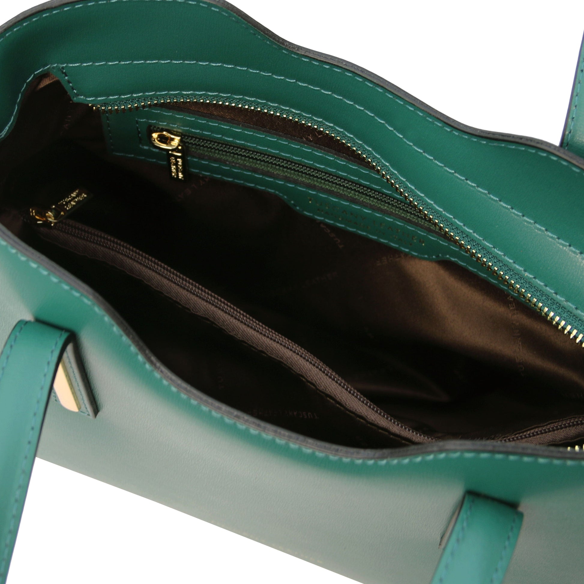 Olimpia - Leather tote - Small size | TL141521 - Premium Leather handbags - Shop now at San Rocco Italia