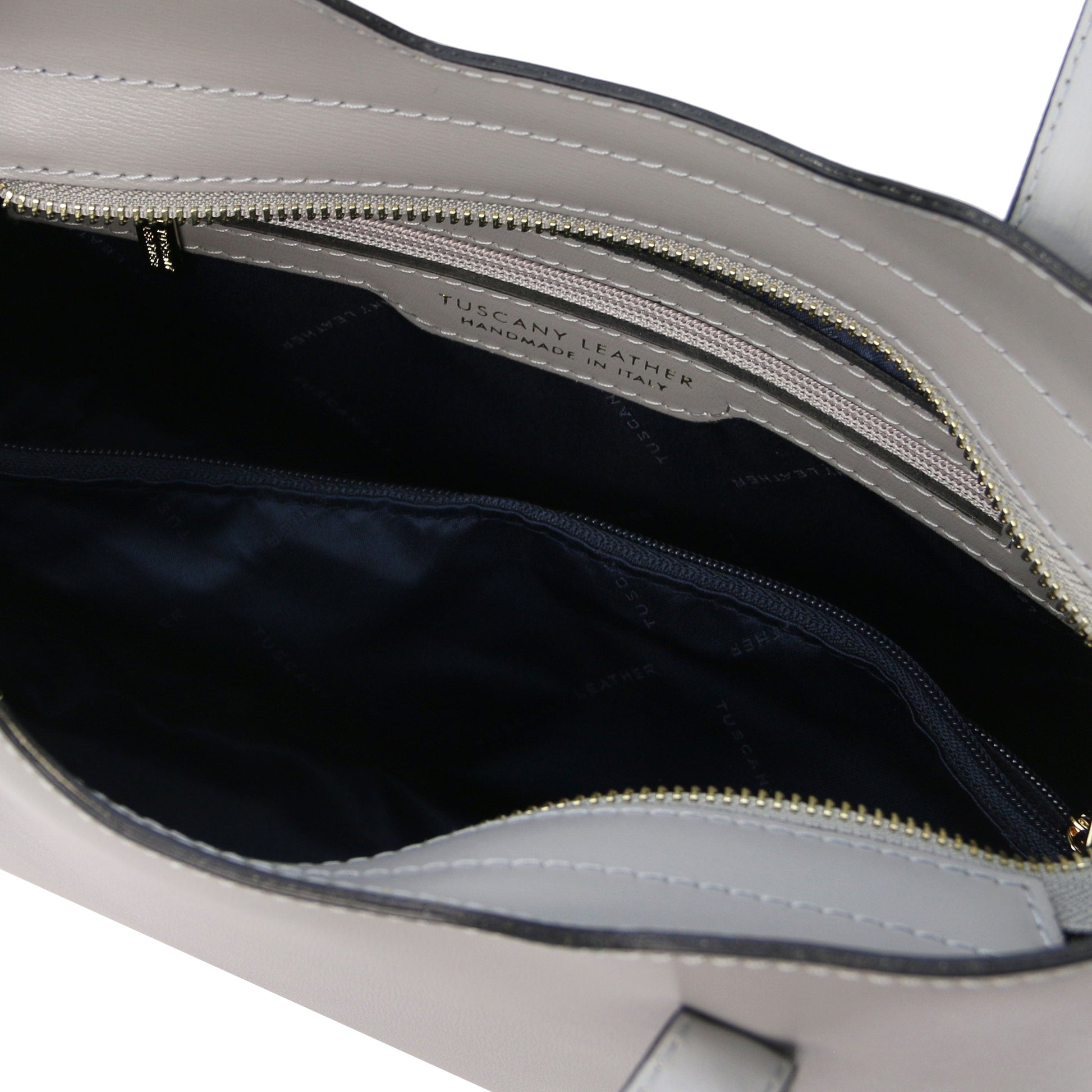 Leather handbags Olimpia - Italian leather tote - Small size | TL141521 San Rocco Italia