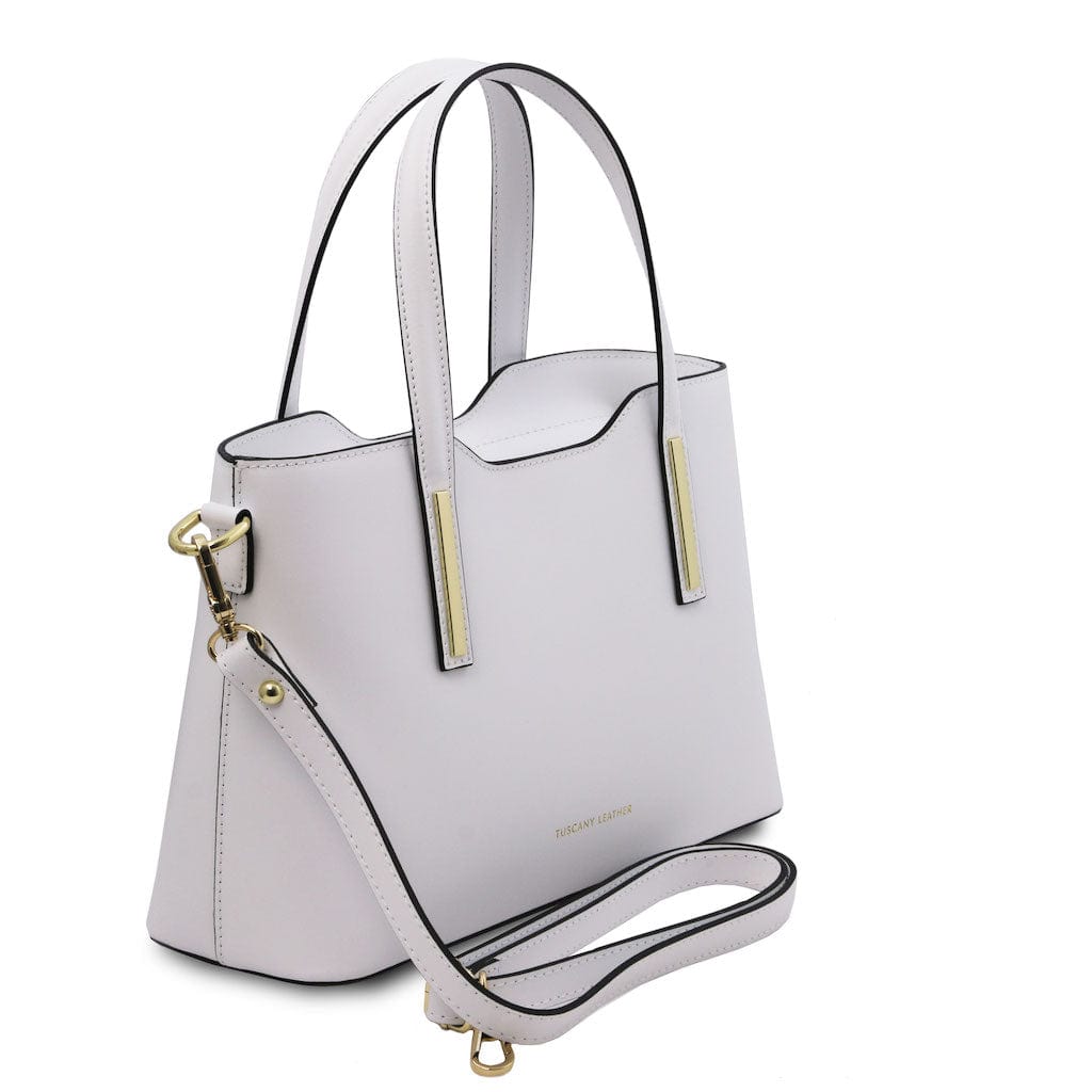 Leather handbags Olimpia - Italian leather tote - Small size | TL141521 San Rocco Italia