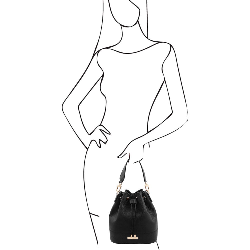 Bolsos de piel TL Bag - Bolso bucket de piel | TL142146 San Rocco Italia