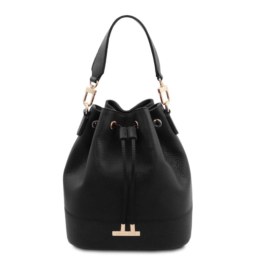 Bolsos de piel Negro TL Bag - Bolso bucket de piel | TL142146 San Rocco Italia
