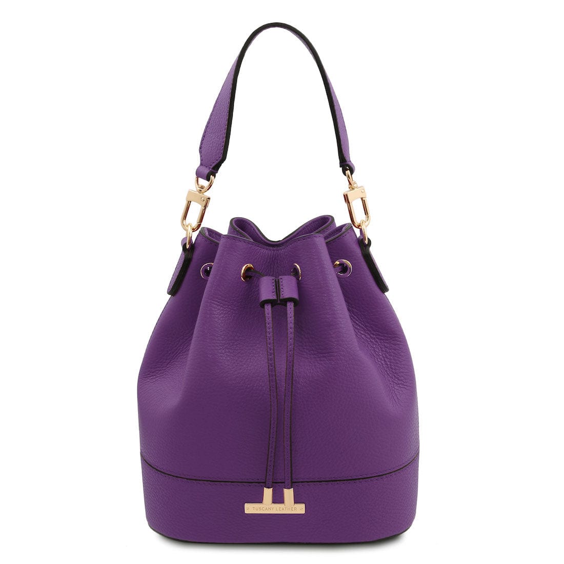 Bolsos de piel Morado TL Bag - Bolso saco de piel | TL142146 San Rocco Italia