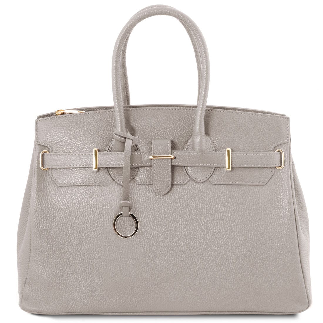 TL Bag - Leather handbag with golden hardware | TL141529 - Premium Leather handbags - Shop now at San Rocco Italia