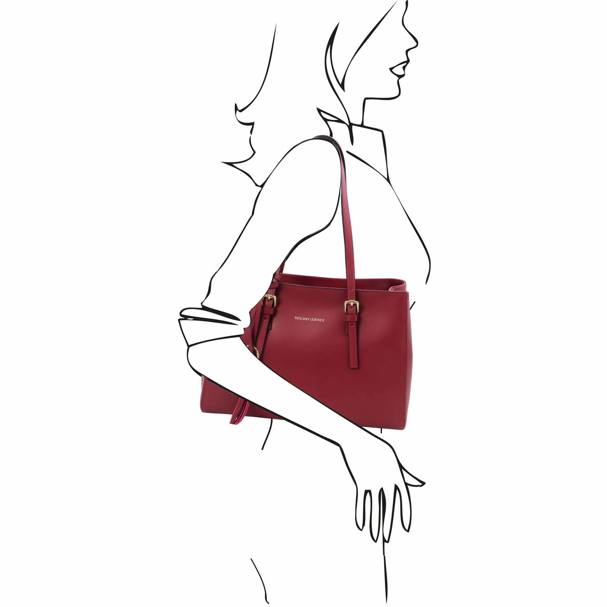 TL Bag - Leather shoulder bag | TL142037 - Premium Leather handbags - Shop now at San Rocco Italia