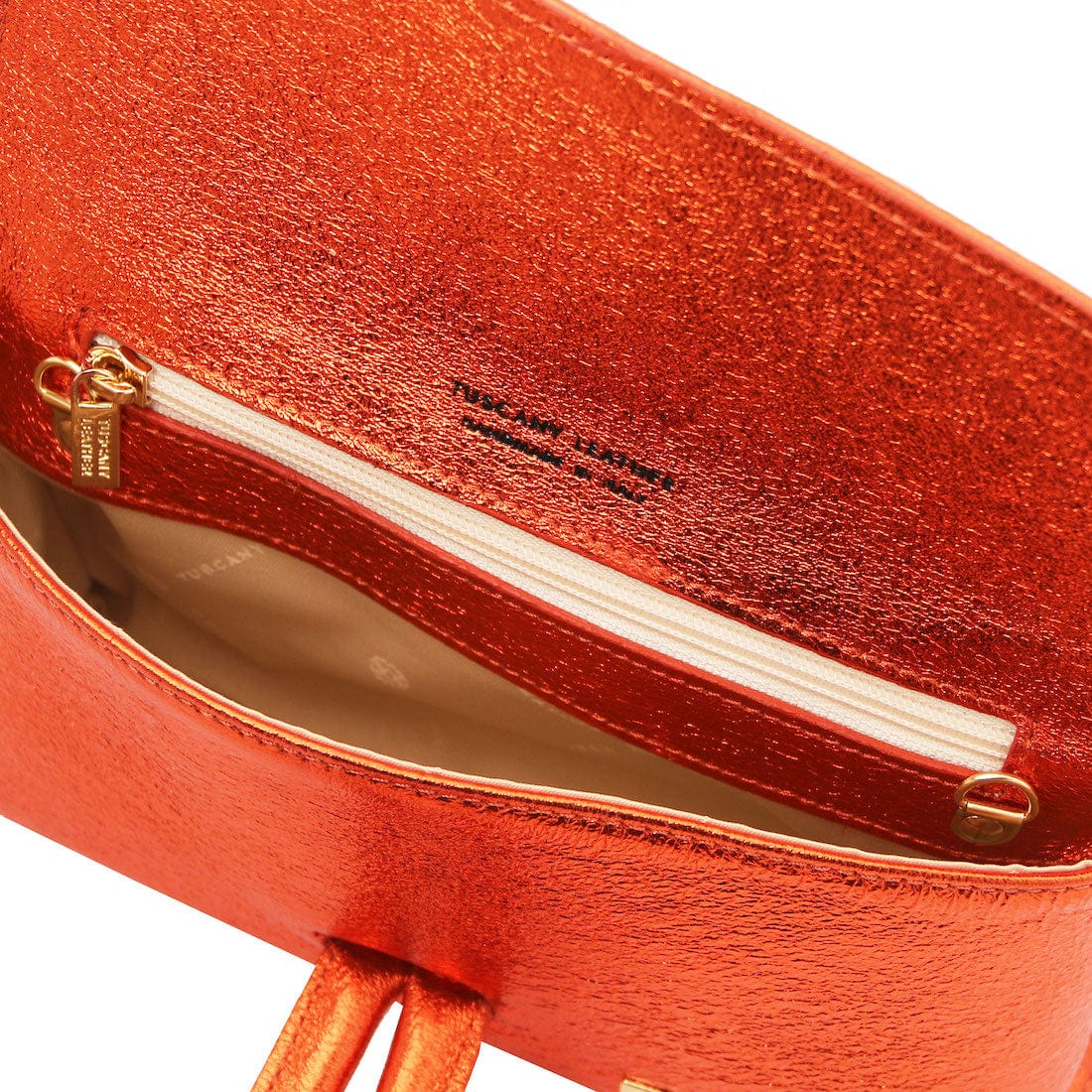 TL Bag - Metallic leather clutch | TL141993 - Premium Leather handbags - Just €73.20! Shop now at San Rocco Italia