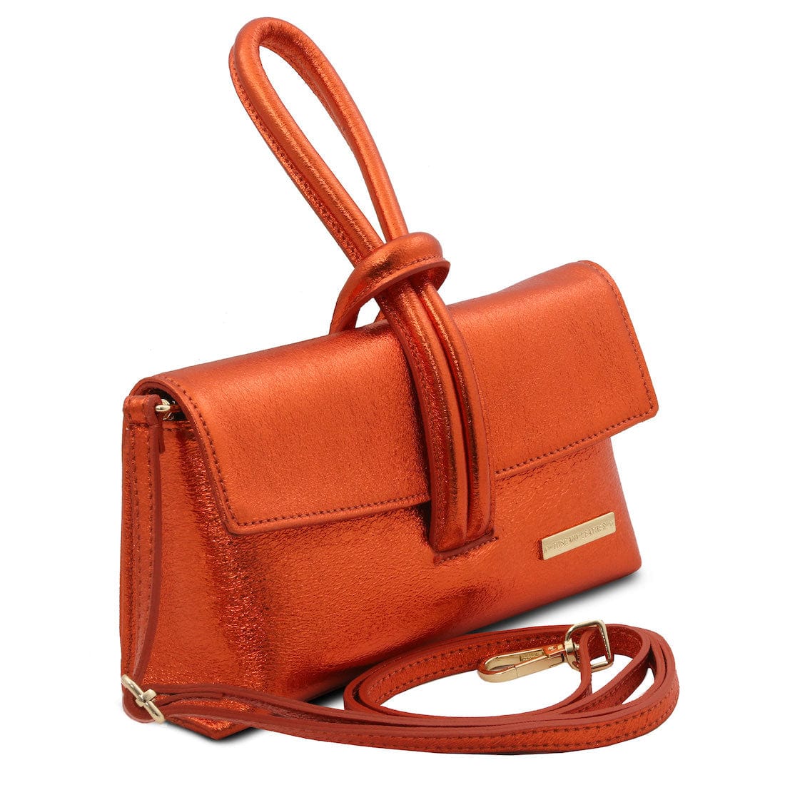 TL Bag - Metallic leather clutch | TL141993 - Premium Leather handbags - Just €73.20! Shop now at San Rocco Italia