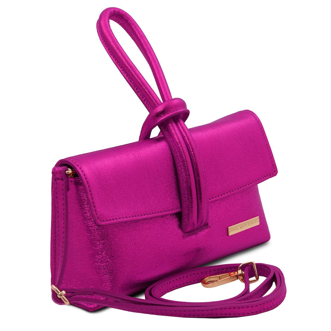 TL Bag - Metallic leather clutch | TL141993 - Premium Leather handbags - Just €73.20! Shop now at San Rocco Italia