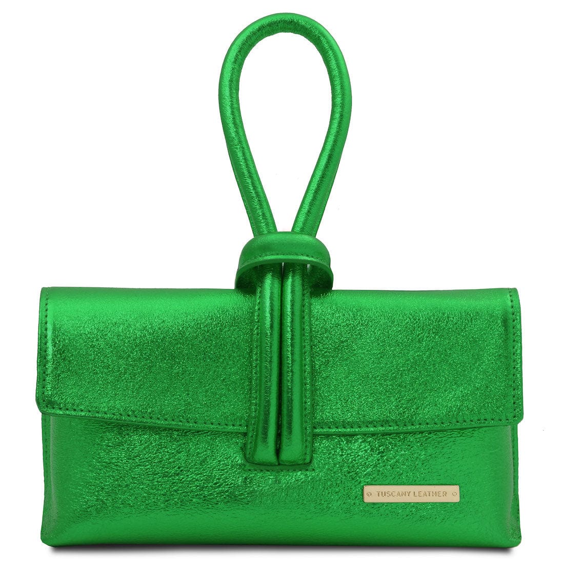TL Bag - Metallic leather clutch | TL141993 - Premium Leather handbags - Just €73.20! Shop now at San Rocco Italia