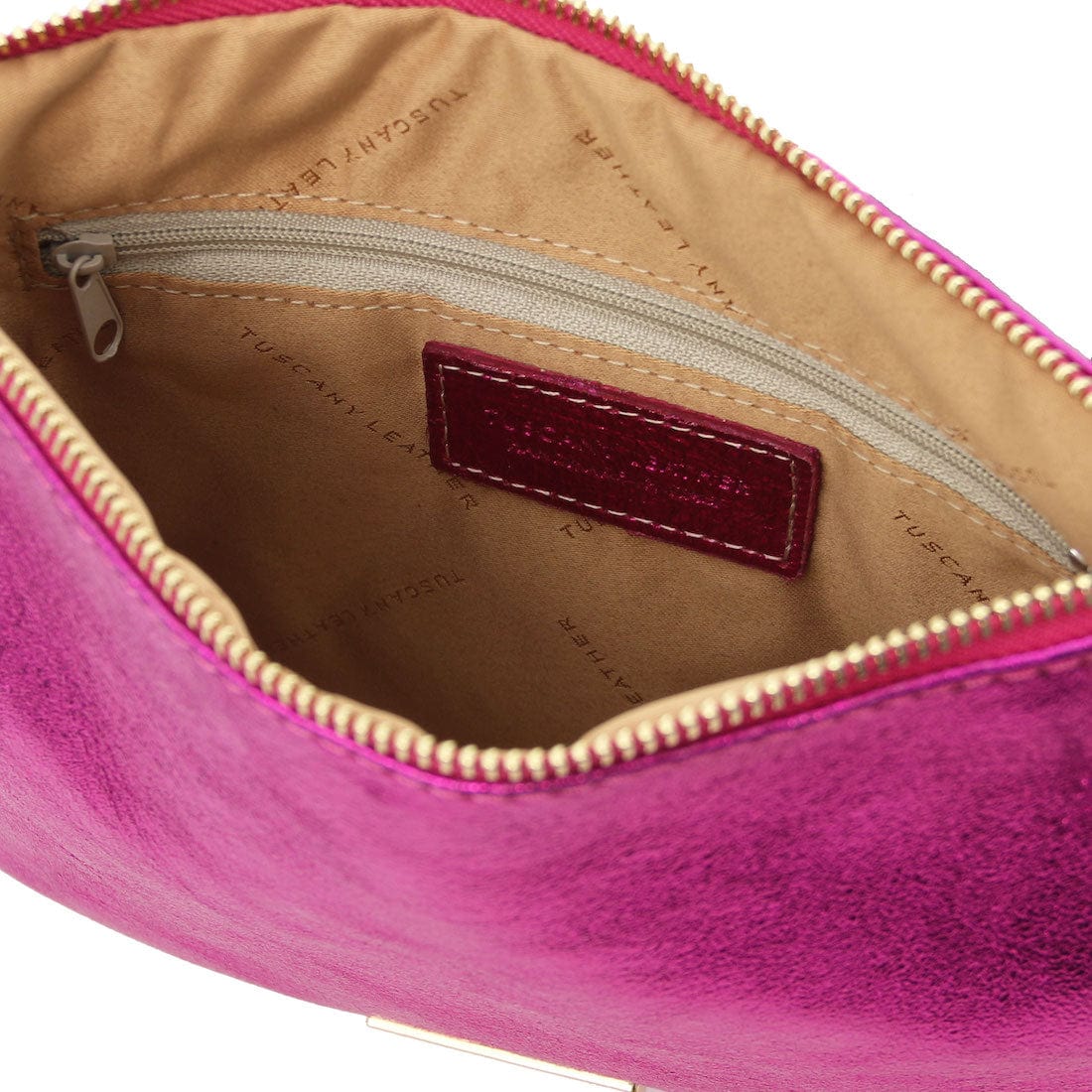 TL Bag - Metallic soft leather clutch | TL141988 - Premium Leather handbags - Just €57.34! Shop now at San Rocco Italia