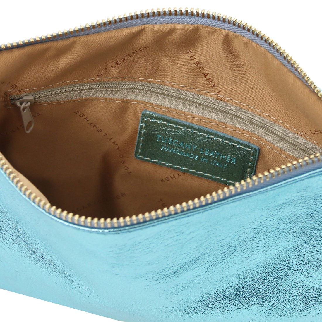TL Bag - Metallic soft leather clutch | TL141988 - Premium Leather handbags - Just €57.34! Shop now at San Rocco Italia