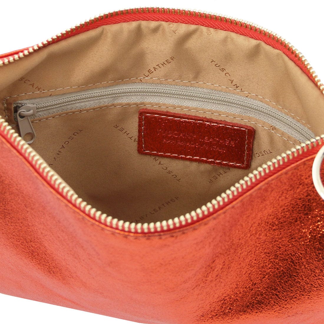 TL Bag - Metallic soft leather clutch | TL141988 - Premium Leather handbags - Just €57.34! Shop now at San Rocco Italia