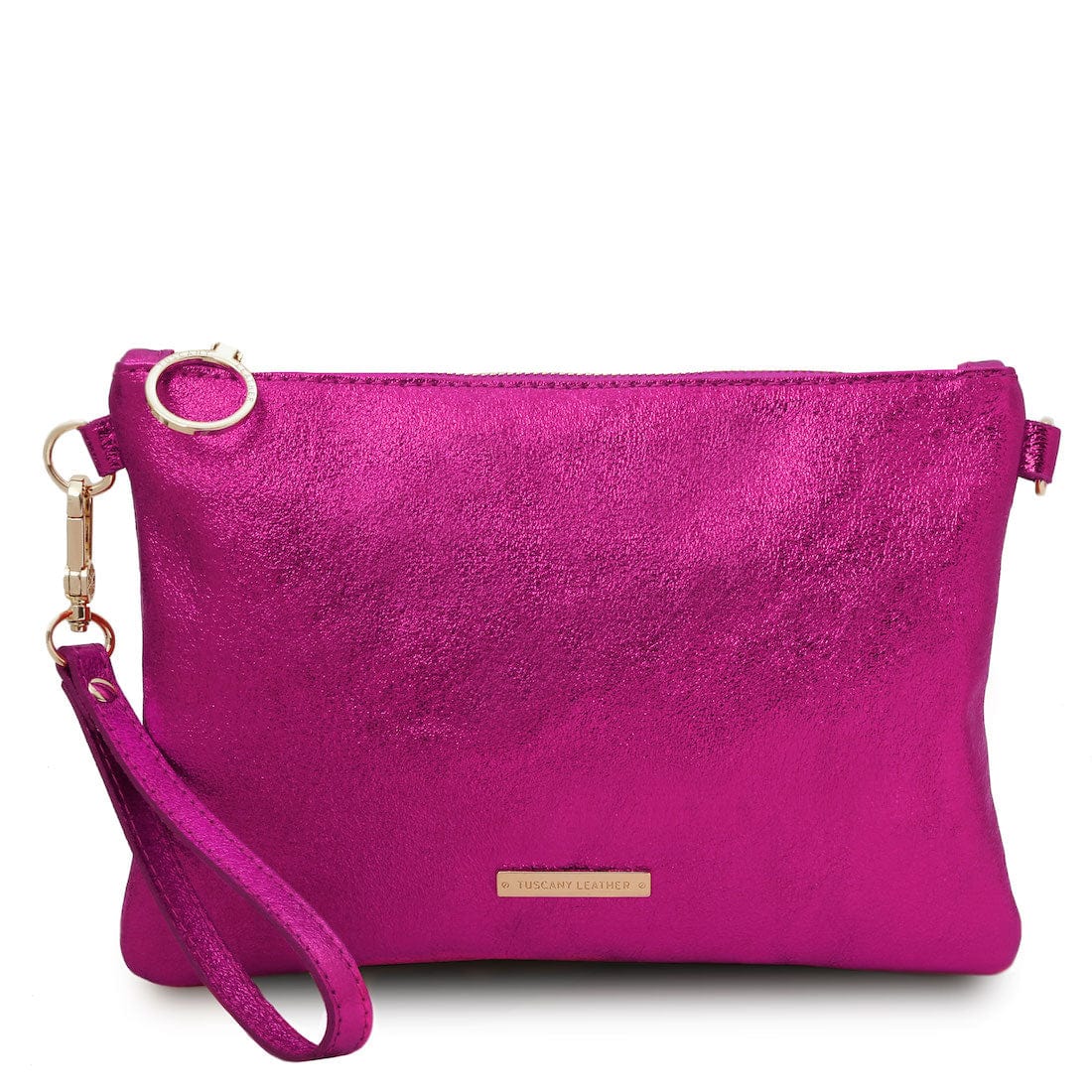 TL Bag - Metallic soft leather clutch | TL141988 - Premium Leather handbags - Just €57.34! Shop now at San Rocco Italia