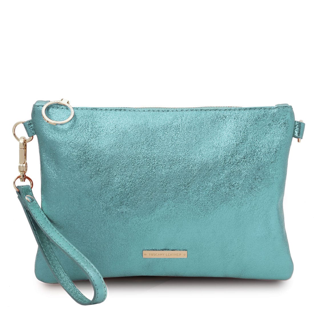 TL Bag - Metallic soft leather clutch | TL141988 - Premium Leather handbags - Just €57.34! Shop now at San Rocco Italia