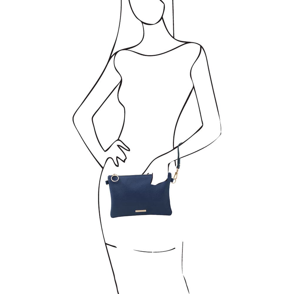 TL Bag - Soft Italian leather clutch | TL142029 - Premium Leather handbags - Shop now at San Rocco Italia