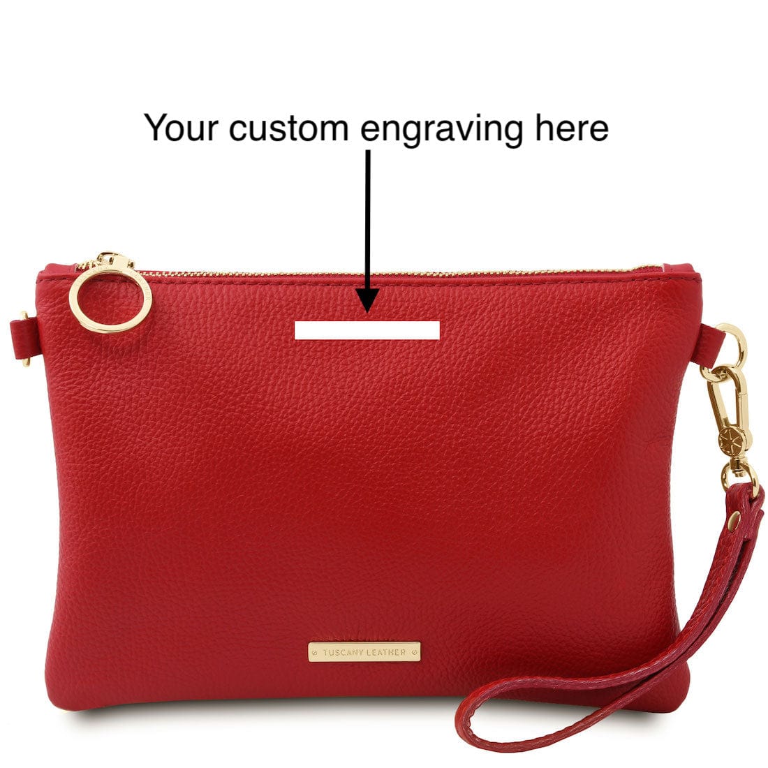 Leather handbags TL Bag - Soft Italian leather pouch clutch | TL142029 San Rocco Italia