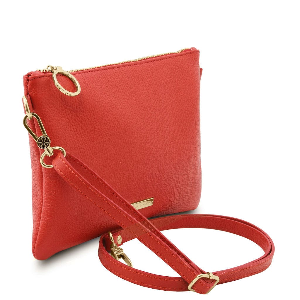 Leather handbags TL Bag - Soft Italian leather pouch clutch | TL142029 San Rocco Italia