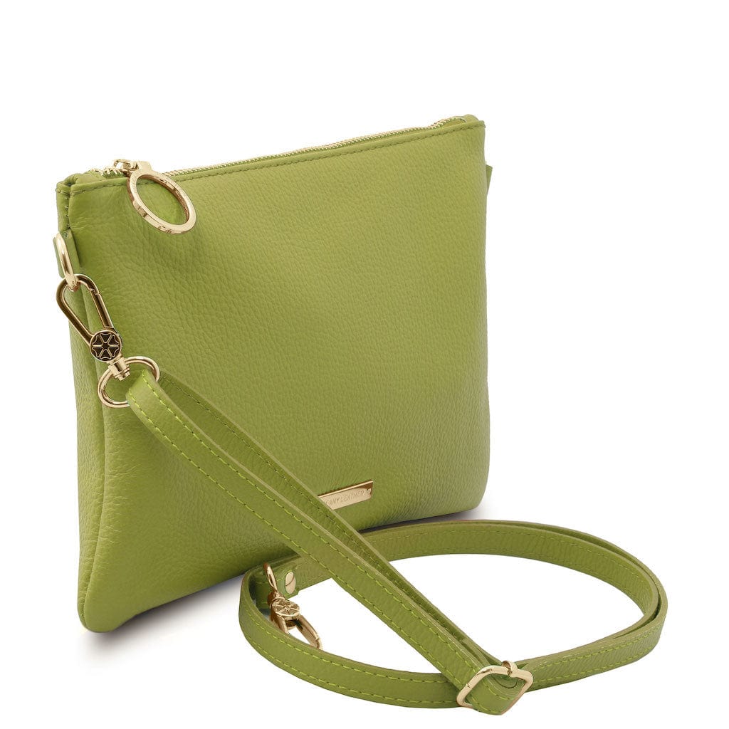 Leather handbags TL Bag - Soft Italian leather pouch clutch | TL142029 San Rocco Italia