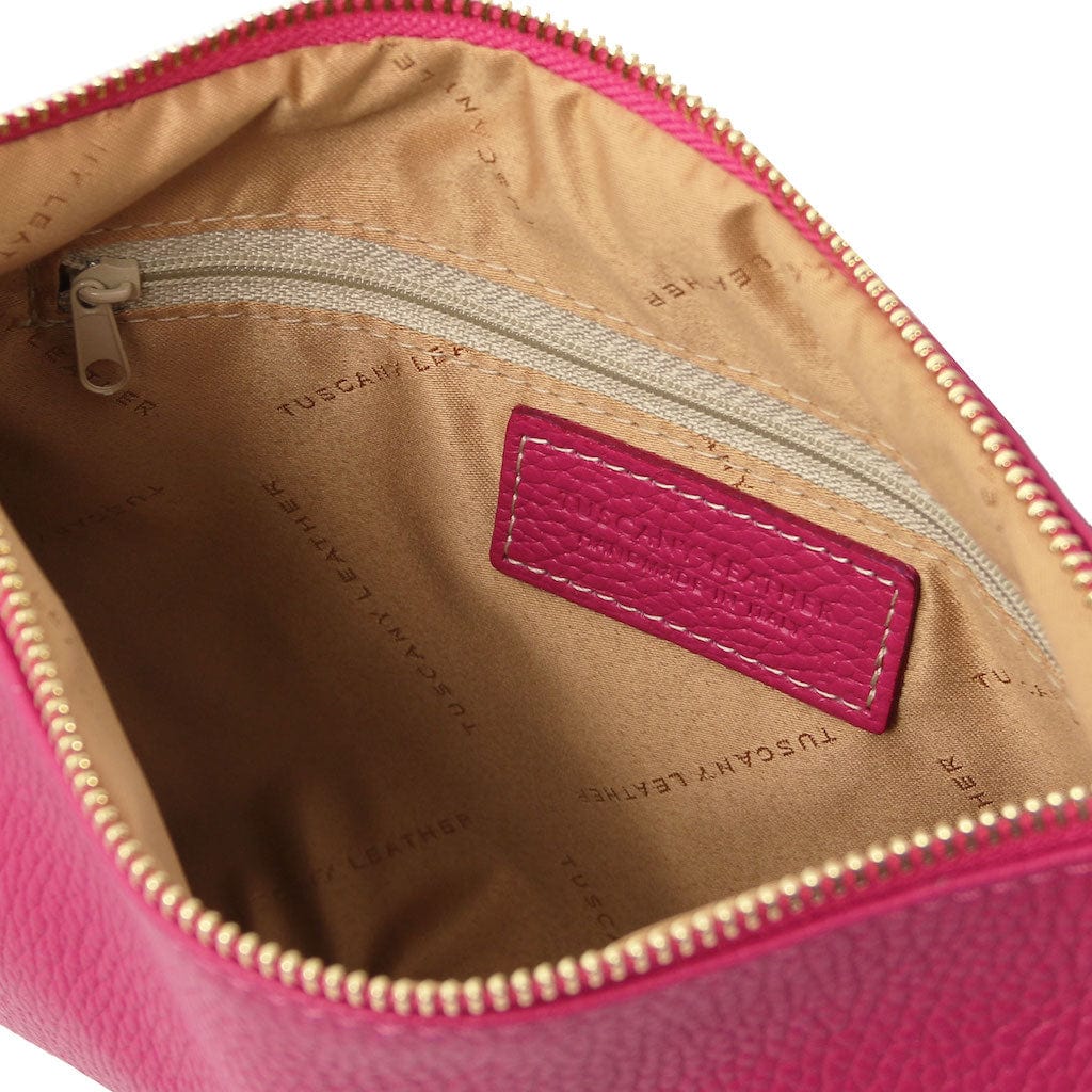 Leather handbags TL Bag - Soft Italian leather pouch clutch | TL142029 San Rocco Italia