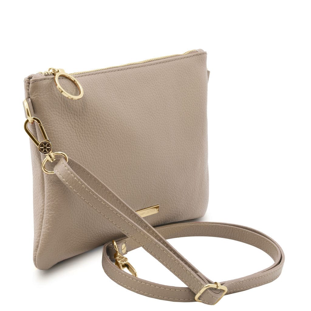 Leather handbags TL Bag - Soft Italian leather pouch clutch | TL142029 San Rocco Italia