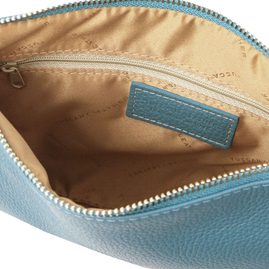Leather handbags TL Bag - Soft Italian leather pouch clutch | TL142029 San Rocco Italia