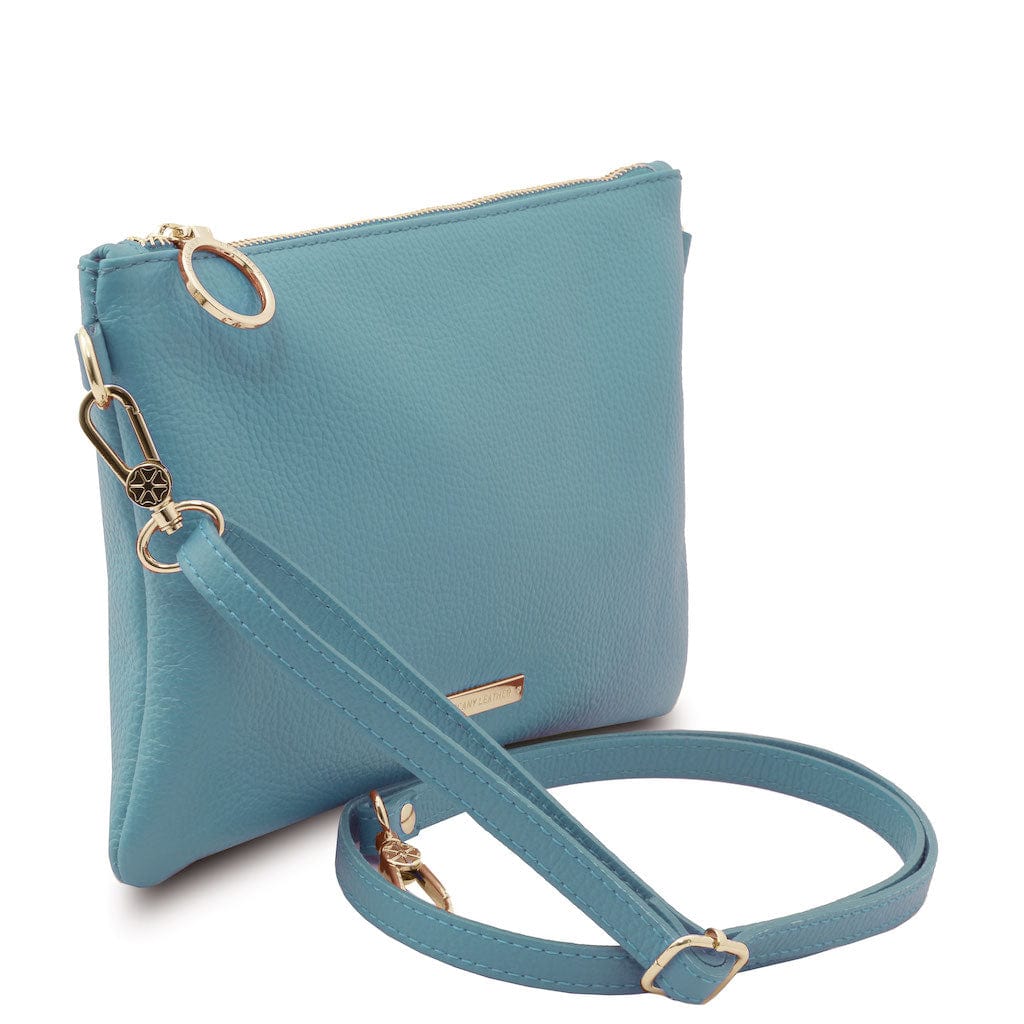 Leather handbags TL Bag - Soft Italian leather pouch clutch | TL142029 San Rocco Italia