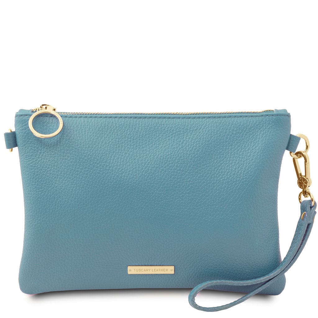 Leather handbags TL Bag - Soft Italian leather pouch clutch | TL142029 San Rocco Italia