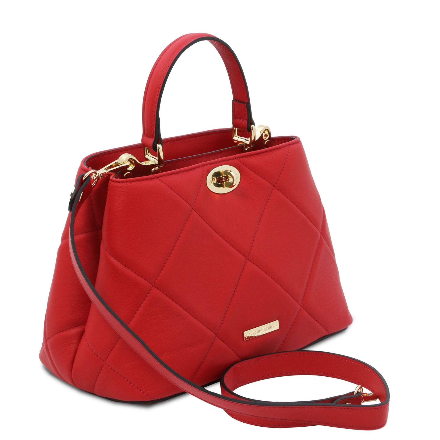 TL Bag - Soft quilted leather handbag | TL142132 - Premium Leather handbags - Just €146.40! Shop now at San Rocco Italia